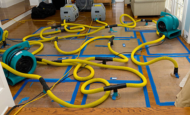 Water damage restoration process in Stallings, NC